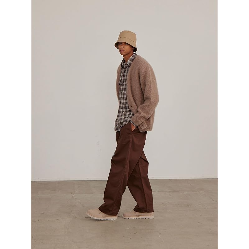 [Beams] Painter Basic Twill Easy Pants Men's BROWN L 11241628803