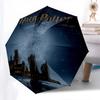 1pc Harry Potter Always Automatic Folding Umbrella - Compact 8-Rib Design, Durable Plastic & Iron1480L