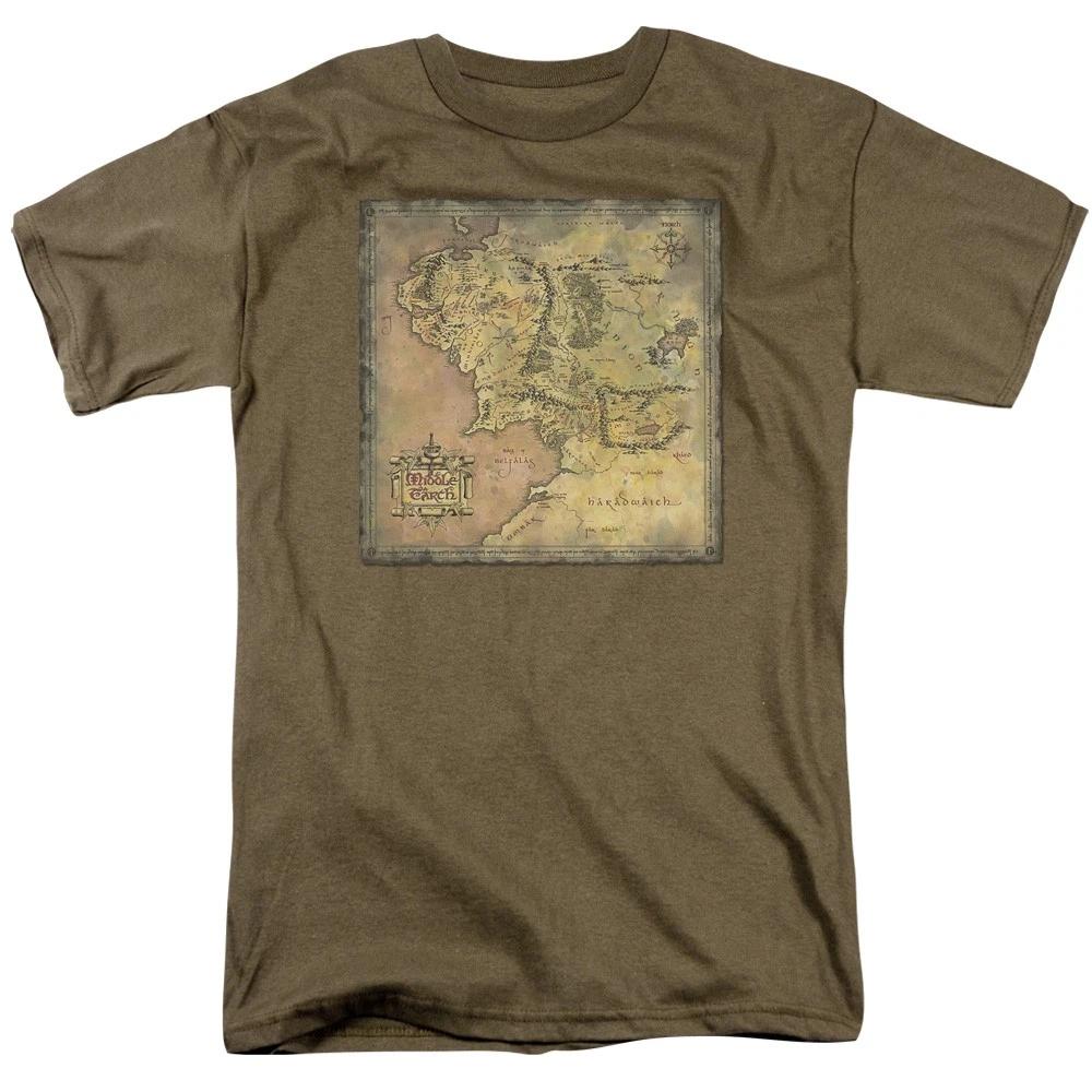 The Lord Of The Rings Middle Earth Map Licensed  Children s T-shirt 160