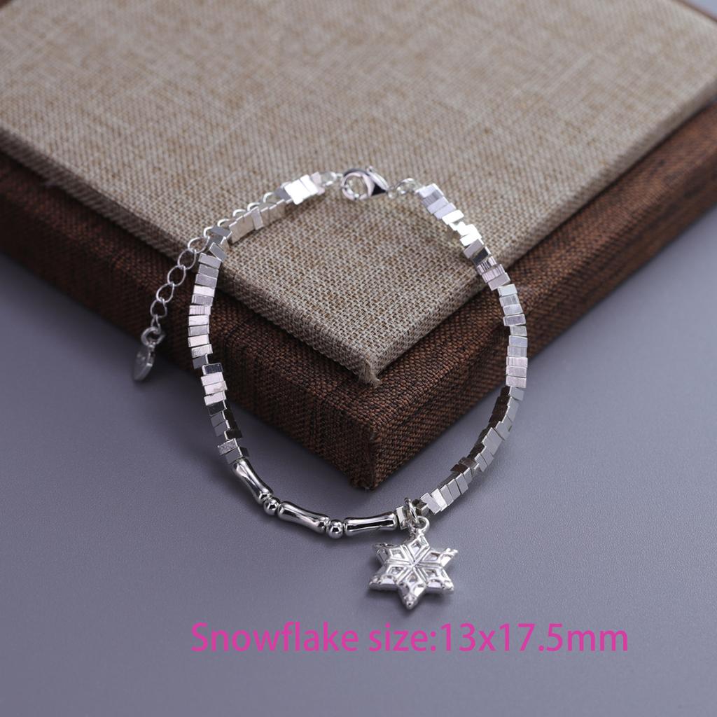 VENTFILLE 925 Sterling Silver Irregular Natural Pearls Letter Bracelet for Women Girl Bead Grace Lucky Jewelry Gift Dropshipping