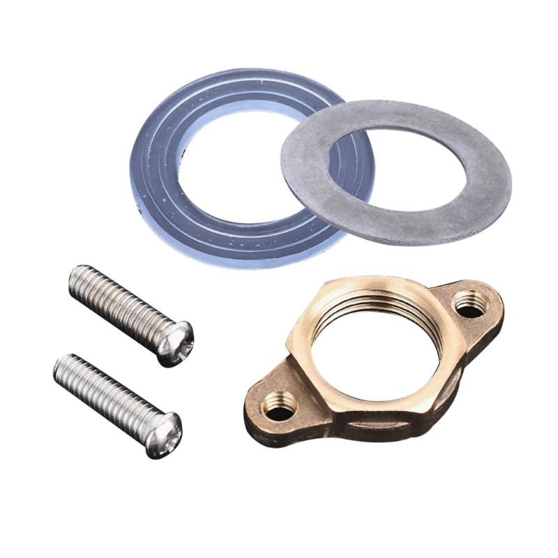 

Гайка против откручивания для смесителя Комплект крепежных деталей для крана Для крепления расшатанных смесителей на кухне и в ванной (Медь/Нержавеющая сталь)