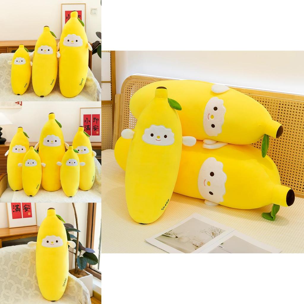 Creative Plush Banana Pillow With Shape For Kids And Teens Comfort