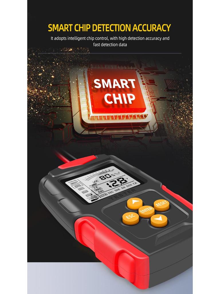 EFAST 12V/24V Battery Life & Internal Resistance Tester for Cars & Motorcycles