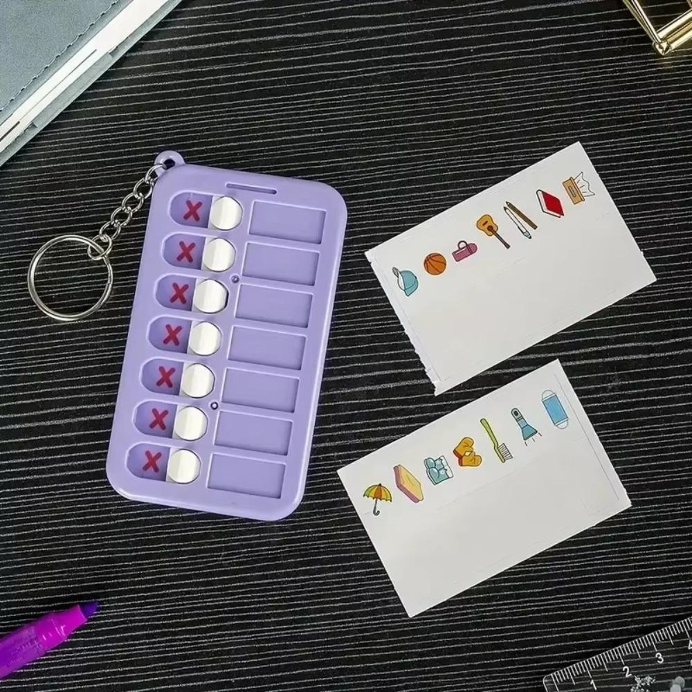 Detachable Memo Board Keychain Plastic To Do List Simple Daily Planner Board