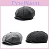 Wool Blend Octagon Hat For Men Women With Adjustable Fit For Winter Outdoor Casual Wear