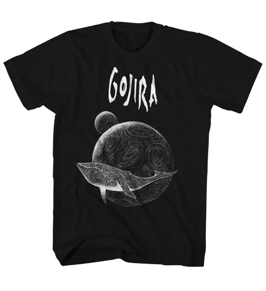 New Authentic Gojira Flying Whale From Mars to Sirius Black & White Band T-Shirt 3XL