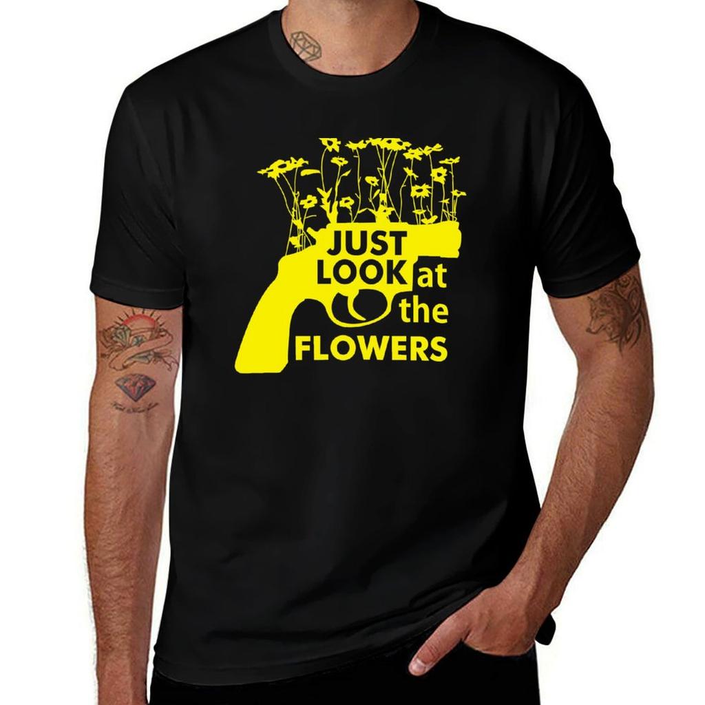 Just Look at the Flowers T-Shirt man t shirt luxury man t shirts cotton t shirts with prints T-Shirt
