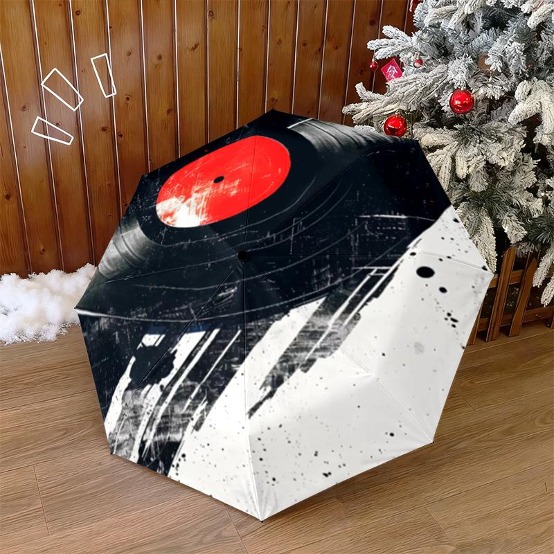 1PC Turntable Automatic Umbrella - Suitable Travel Outdoor Portable Umbrella Birthday Gift Daily Essentials