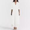 European and American New Casual Solid Color V-neck Cardigan Jacket Dress Set Two-piece Set for Women