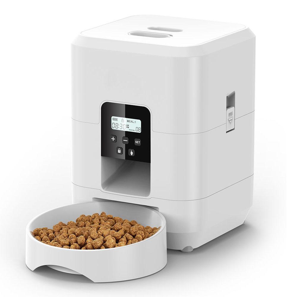 

2L Pet Feeder Timing Smart Automatic Dog Pet Feeder для кошек Dog Button WIFI APP Интеллектуальный дозатор сухого корма для собак Миска для собак