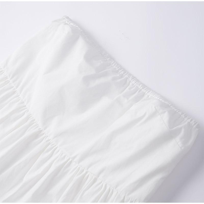 Dámský top bez ramínek Odhalená ramena Korzetový top Růžový Bílý Červený Modrý Top bez ramínek Bez zádové části Bez rukávů Crop top Žena 2024