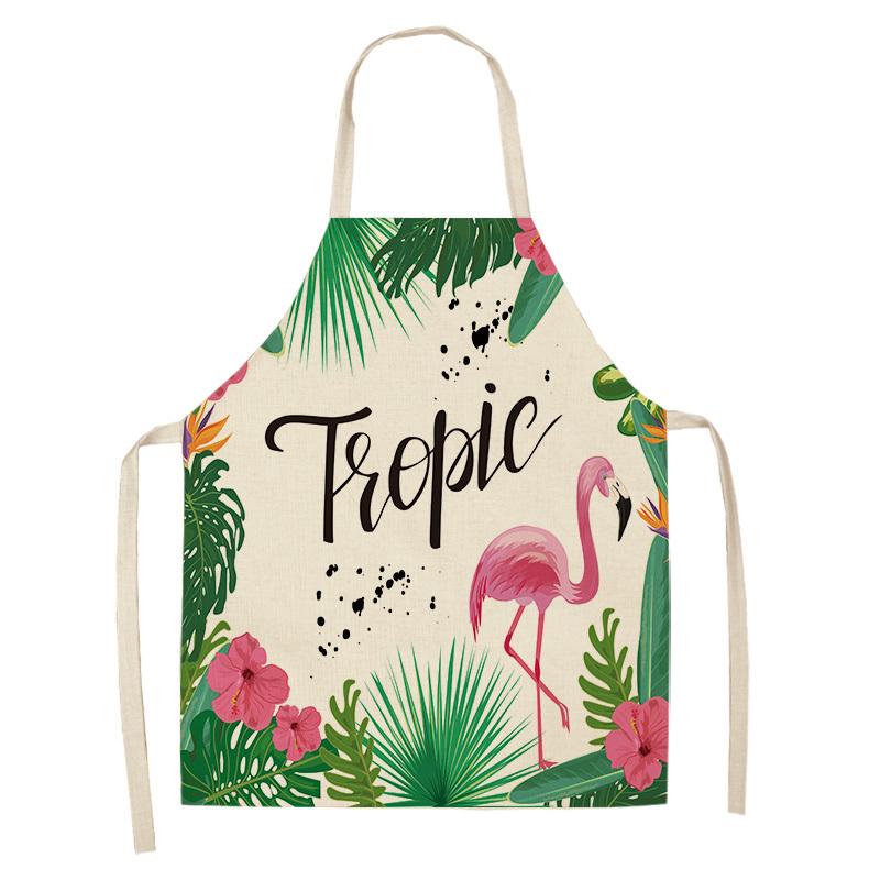 

Фартук в животном стиле, фартук для уборки дома, хлопковый льняной фартук без рукавов, фартук с цветочным принтом, фартук на заказ 47x38cm