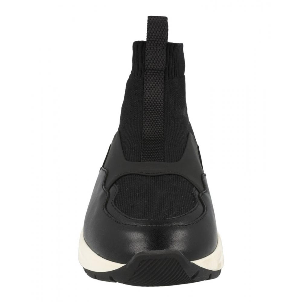 Salvatore Ferragamo Cosma Sock High Top Sneakers Black