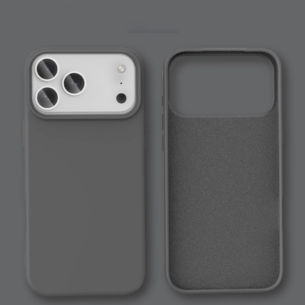 Stoßfeste weiche Flüssigsilikon-Handyhülle für iPhone 17 Air 16 16E 15 14 13 12 11 Pro Max Plus Hautgefühl Schutzhülle