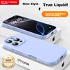 Official Liquid StateIPhone 16 Pro Case, 16 Pro Liquid Silicone, Skin-Friendly, Full Lens Protection, Ultra-Thin, Shockproof,, Blue