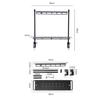 Camping Lantern Stand Shelf Multi-Functional Outdoor Tabletop Hanging Rack