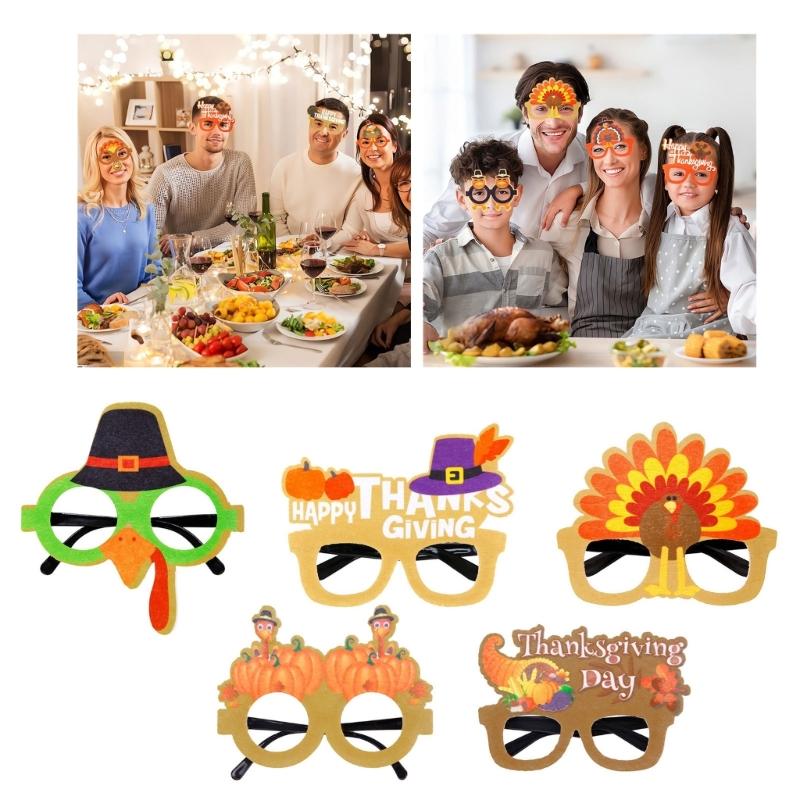 Turkey Glasses Happy Thanksgiving Day Glasses Harvest Festival Decorations Party Supplies For Home School Activity
