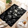 1pc Scary Skull Pattern Carpet Suitable for Kitchen A Living Room Bathroom Nursery Bedroom Kitchen and Home Decoration Rugs