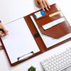 A4 Folder Office Storage Business Leather Official Document Manager Folder Contract Signing Book Office Supplies