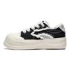 Disney X Li Ning Honey Platform Slip Resistant Durable Low Top Sports Casual Shoes Women Sneakers Black White AGCT042-1