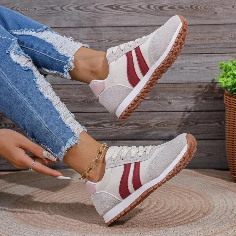 Women Sneakers New Casual All-match Shoes Breathable Cloth Surface Lightweight Sneakers Women Zapatos De Mujer