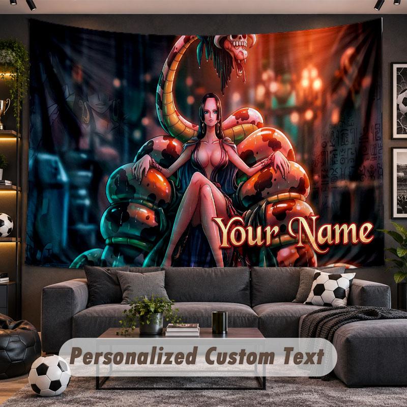Wall Hanging Tapestry Custom NameOne Piece Pattern Personalized Printed Fabric Wall Decor