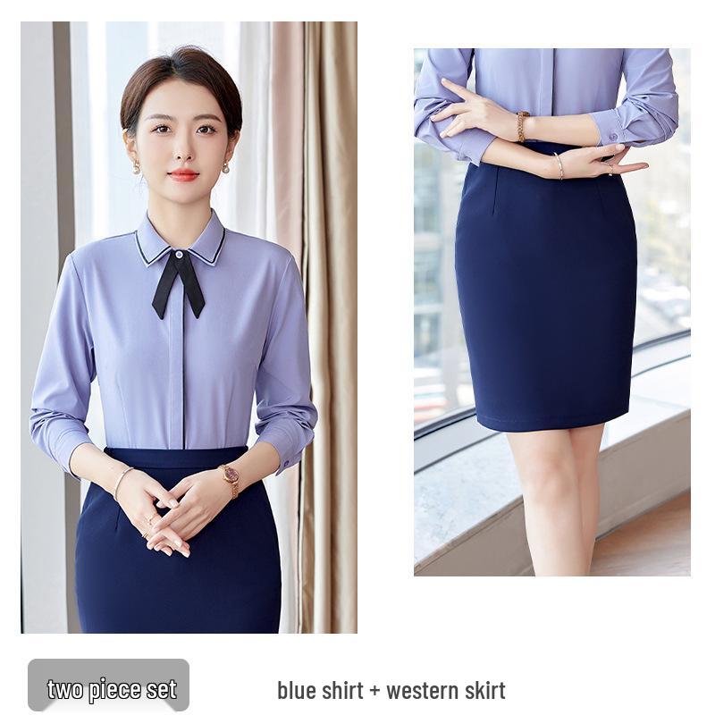 High-End Women's Professional Workwear: Spring Outfits for Hotel Reception, Beauty Salons, Jewelry Stores, and Sales Departments
