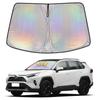ZATOOTO Toyota RAV4 2019 Windshield Sunshade UV Protection No Suction Cups Required Blackout Insulation Shade Sunshade Heat Protection Sleeping In the