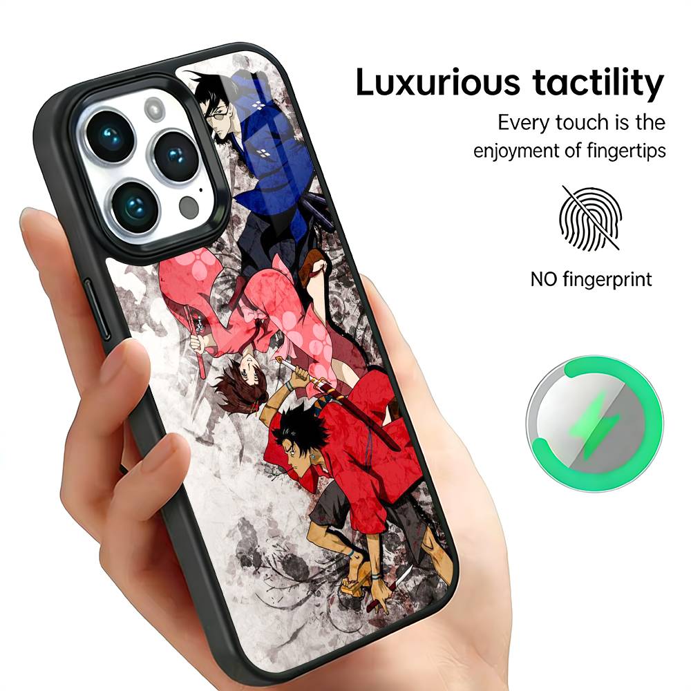 Anime S-Samurai C-Champloo Phone Case For iPhone17,16,15,14,13,12,11 Plus,Pro Max For Magsafe Wireless Charging