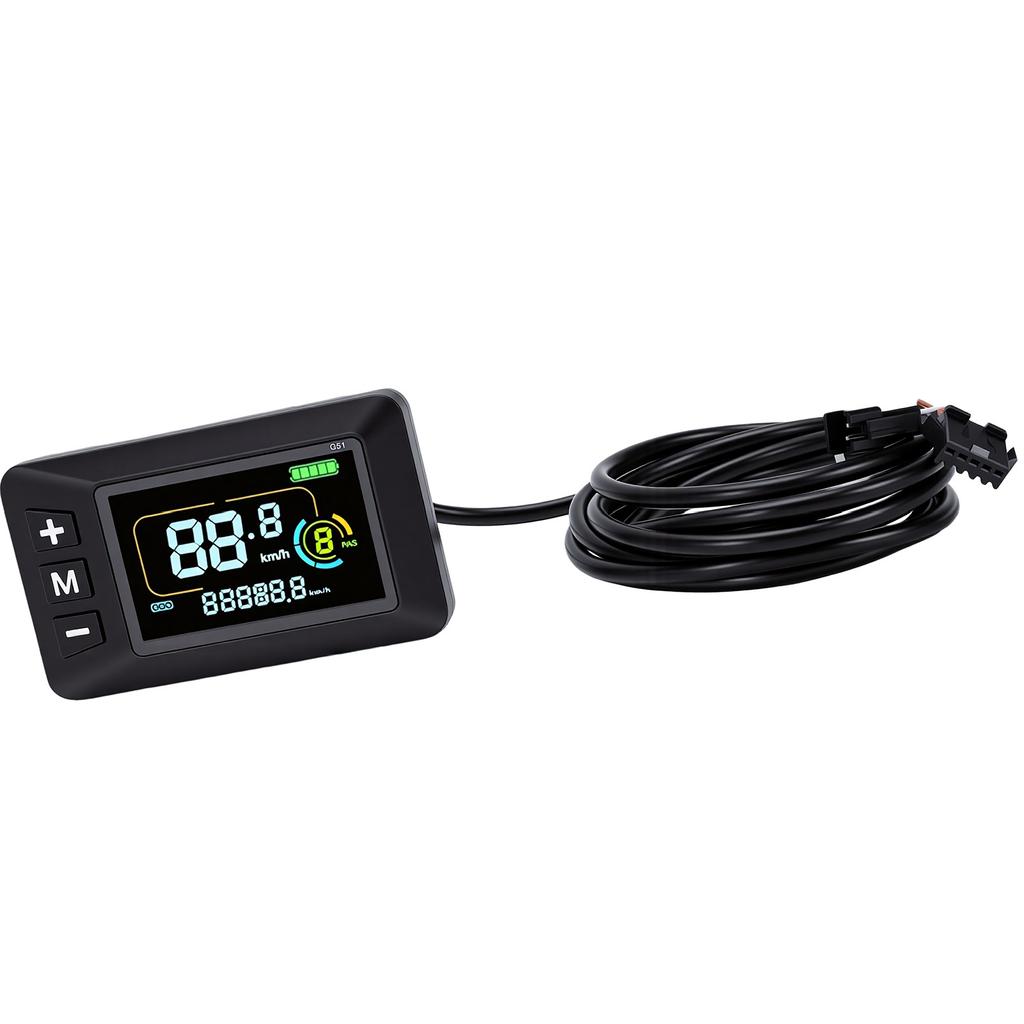 Color Screen Bike LCD Display Electric Bicycle Display for Electric Scooter Water Proof Handlebar Mount