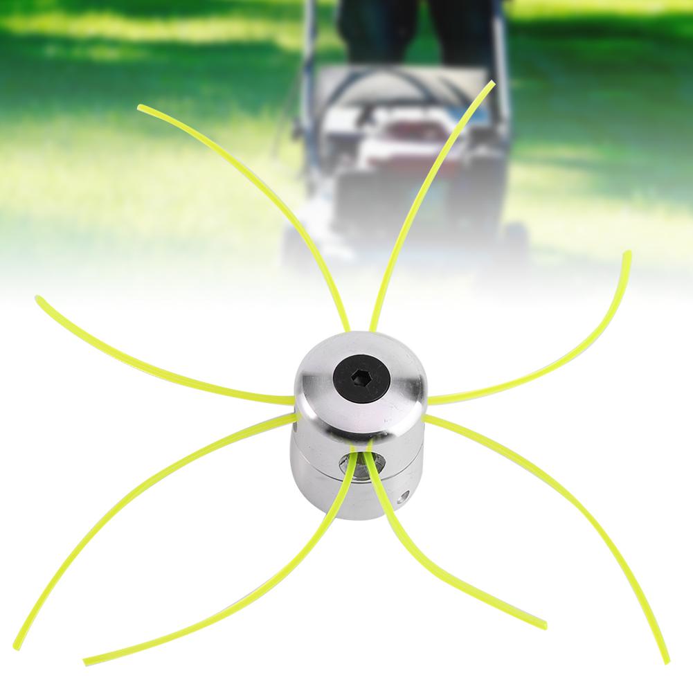 Aluminium Alloy Strimmer Trimmer Head String Set for Gasoline Grass Brush Cutter