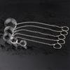 Anal Plug Universal Wide Application Glass Bead Anal Plug Transparent Ball Masturbator for Women