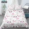 Cartoon Dog Duvet Cover Set Funny Pug Print King Size Bedding Set for Kids Boys Girls Animal Theme 2/3pcs Twin Comforter Cover