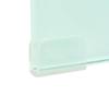 VidaXL Meuble TV/ Support pour moniteur 120 x 30 x 13 cm Verre Blanc