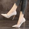 Fashion Women's Shoes Heel Trend New Spring Summer Pointy Wedding High-heeled Shoe Flashion Sexy Chic and Elegant Stiletto Pumps