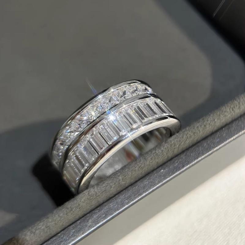 

2026 New Classic Cold Style Simple Ring Female Personality Wax Set Zircon Commuting Style Fashionable Zircon Accessories 6