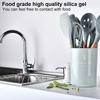 Silicone Kitchenware Wooden Handle Handheld Safe Non-stick Anti-rust Washable Cookware Indoor Restaurant Cooking Tool