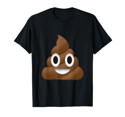 Poop Pile Smiling Happy Poop Pile Poop Vortex Cute Funny T-shirt