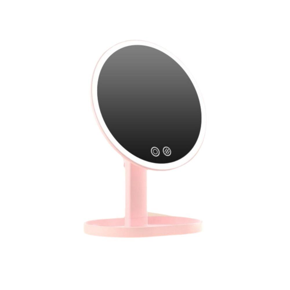 Tricolor Light Makeup Mirror with LED Light Removable Portable Cosmetic Mirror  Home