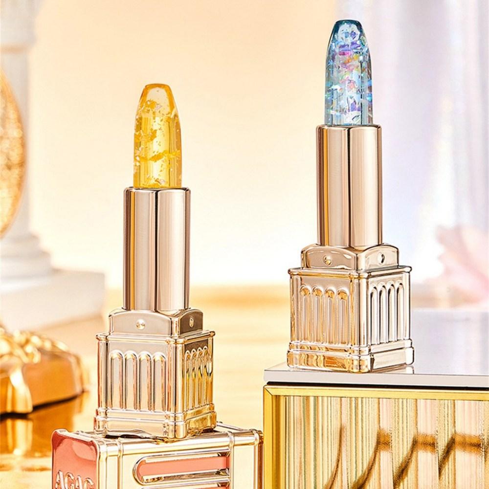 Rouge à lèvres tendance pour femmes, baume à lèvres à l'aloe vera, hydratant, changeant de couleur, longue tenue, estompé, rayures, cosmétiques de beauté 01