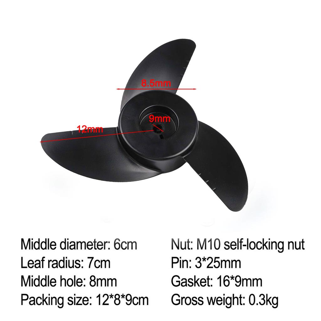 Outboard Engine Propellers For 18lb For 26lb 30lb 40lb 48lb Propeller Motor For Electric Trolling Motors 12V 24V Accessories