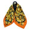 New Fashion Brand Scarf For Ladies Flower Print Silk Scarf Women Square Bandana Large Hijab Female Shawl Scarves Warps