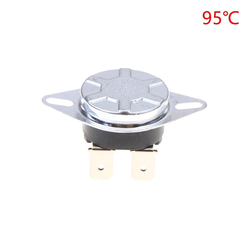 Ksd302X/T 250V20A Temperature Sensor 75-95 Degrees 4Pin Bipolar Temperature Switch Manual Reset Heater Thermostat
