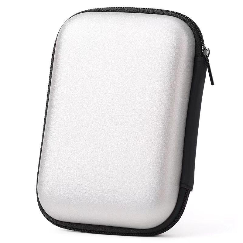 Portable External Hard Drive, Portable Bag, Headphones, Camera, Data Cable Storage Bag