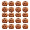 20Pcs Halloween Mini Pumpkin Decorations Resin Miniature Pumpkins Figurines Statues Ghost Themed Crafts Sculptures