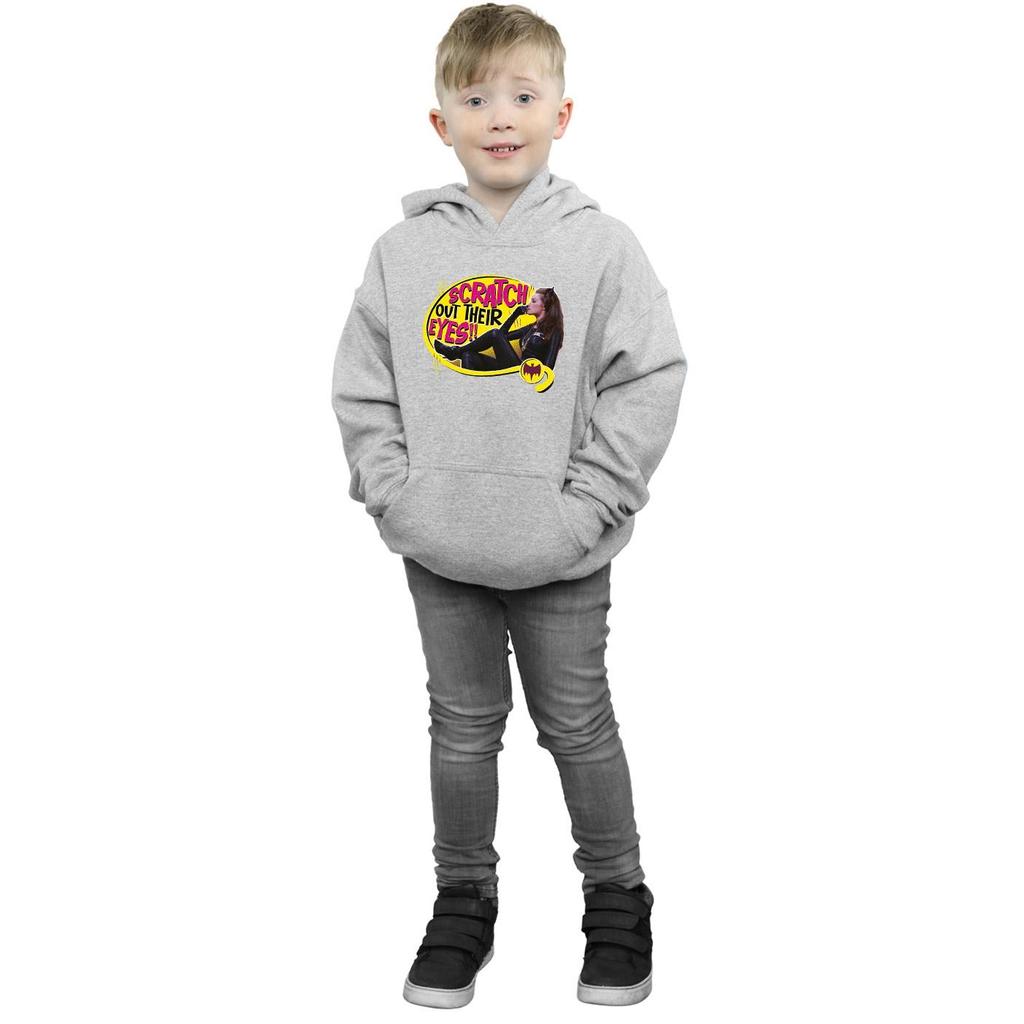 DC Comics Boys Batman TV Series Catwoman Scratch Hoodie