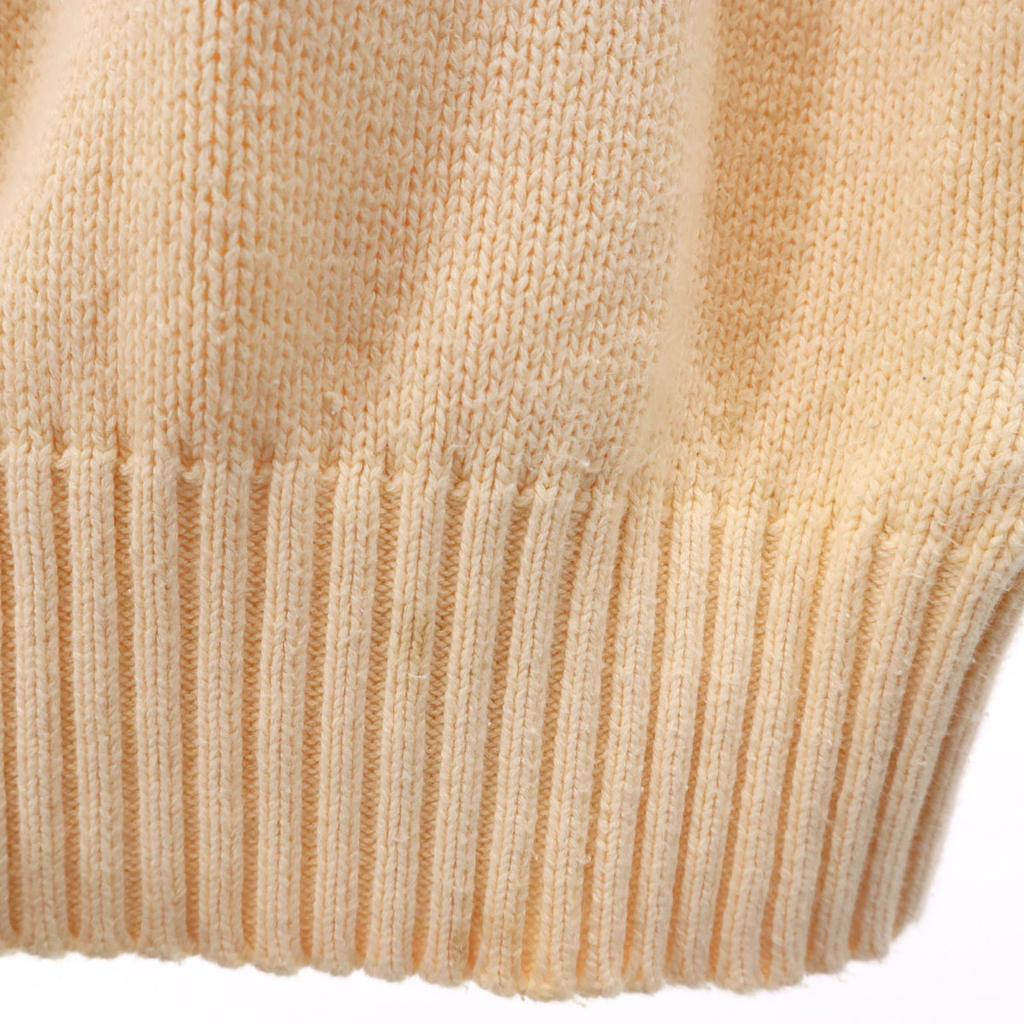 Polo by Ralph Lauren 90s Old Polo Bear Long Sleeve Knit M Beige Men's Used