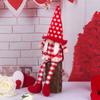 Valentines Day Gnome Heart Sitting Faceless Doll Scandinavian Tomte Decorations Swedish Gnomes Dwarf Figurines Gift