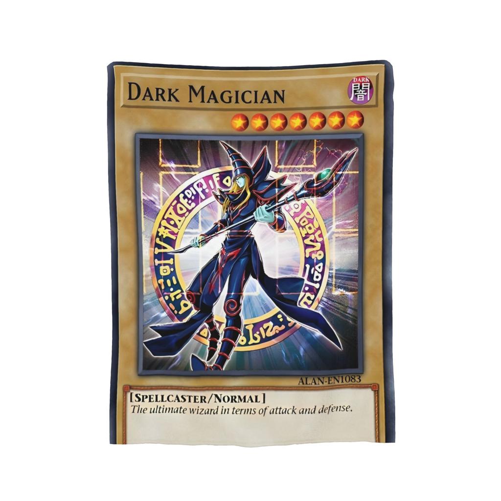 Yu Gi Oh Card Dark Magician Blanket Cover Flannel  Ultra-Soft Throw Blankets for Airplane Travel Bed Rug