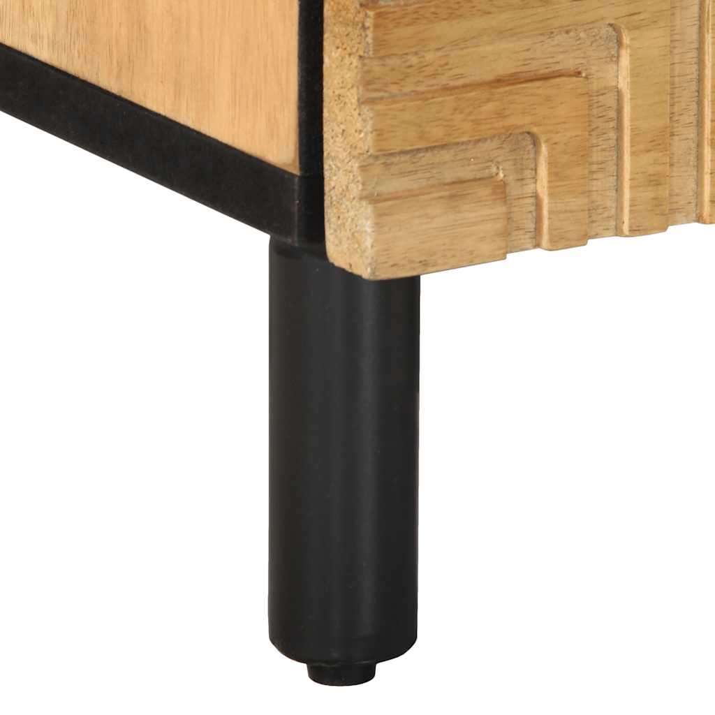 Nightstand Brown 40 x 33 x 46 cm Solid Mango Wood